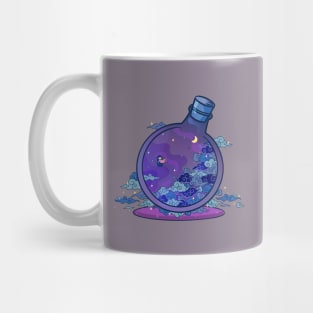 Midnight Skyfall Glowing Potion Logo Design Mug